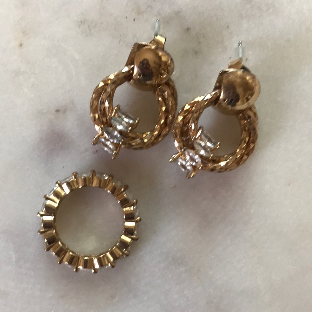 Earrings and ring